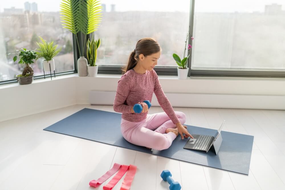 Wellness Within Club Female Exercise Mat Laptop